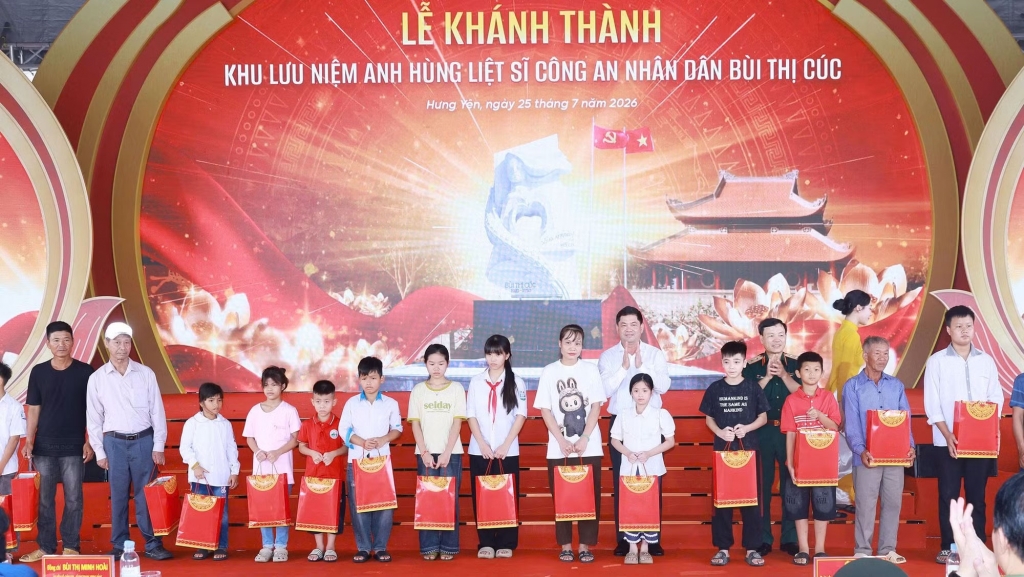 Khánh thành Khu lưu niệm Anh hùng liệt sĩ Công an nhân dân Bùi Thị Cúc