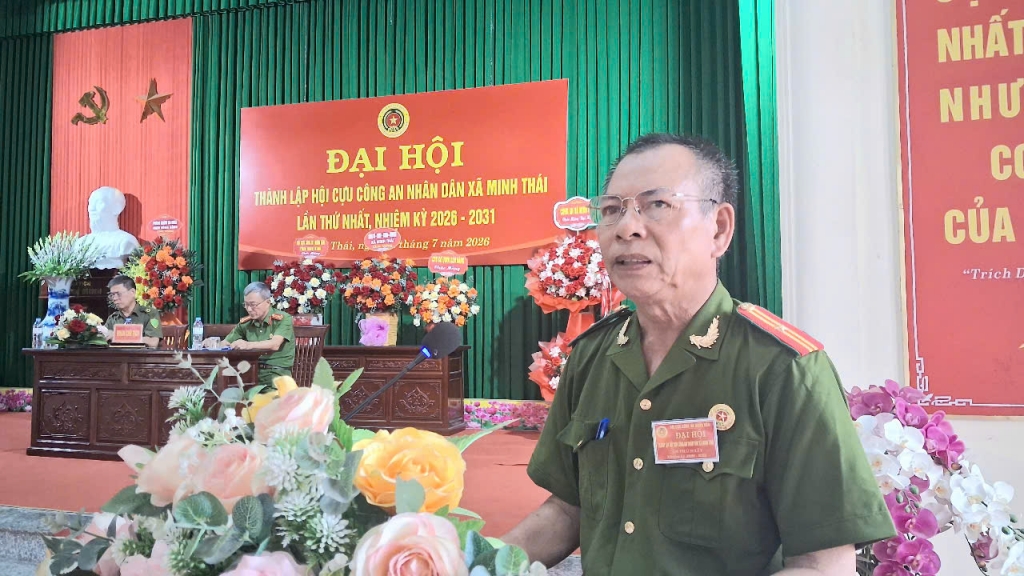 Ninh Bình: Thành lập Hội Cựu CAND xã Minh Thái, nhiệm kỳ 2026 - 2031 Ninh Bình: Thành lập Hội Cựu CAND xã Minh Thái, nhiệm kỳ 2026 - 2031