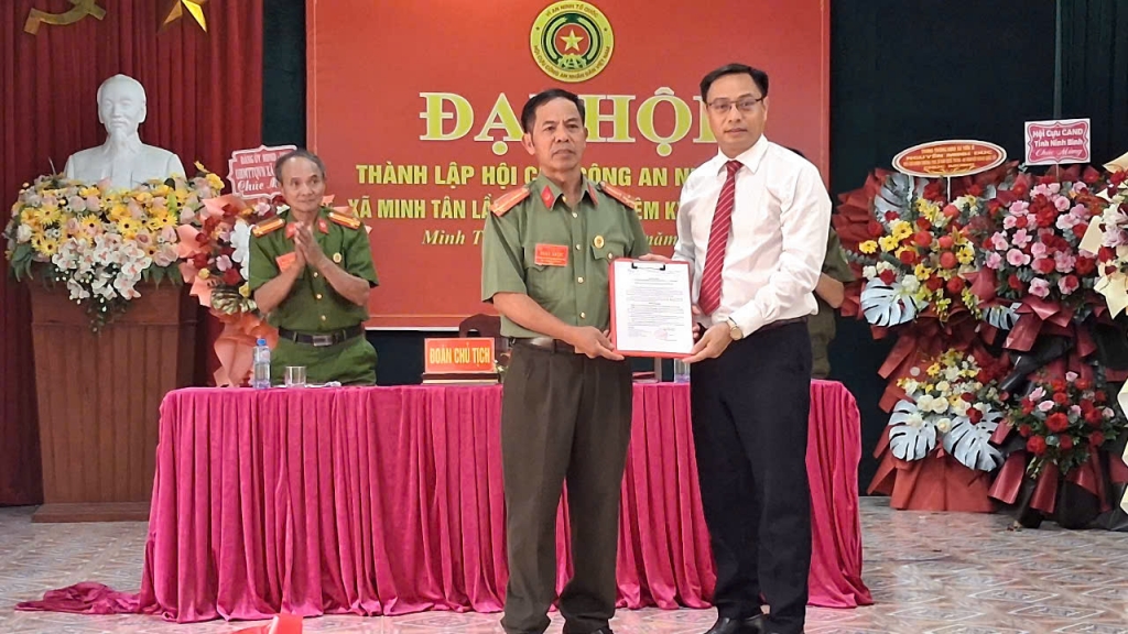 Ninh Bình: Thành lập Hội Cựu CAND xã Minh Tân, nhiệm kỳ 2026 - 2031