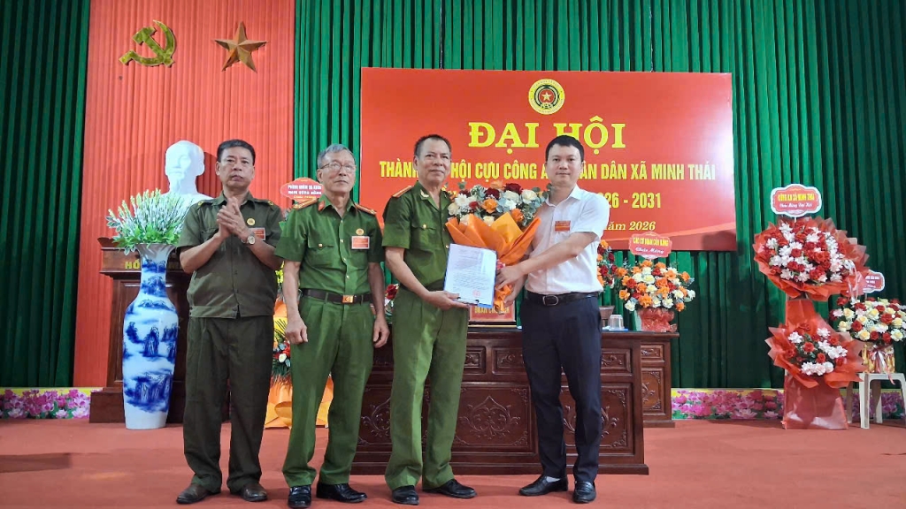 Ninh Bình: Thành lập Hội Cựu CAND xã Minh Thái, nhiệm kỳ 2026 - 2031 Ninh Bình: Thành lập Hội Cựu CAND xã Minh Thái, nhiệm kỳ 2026 - 2031