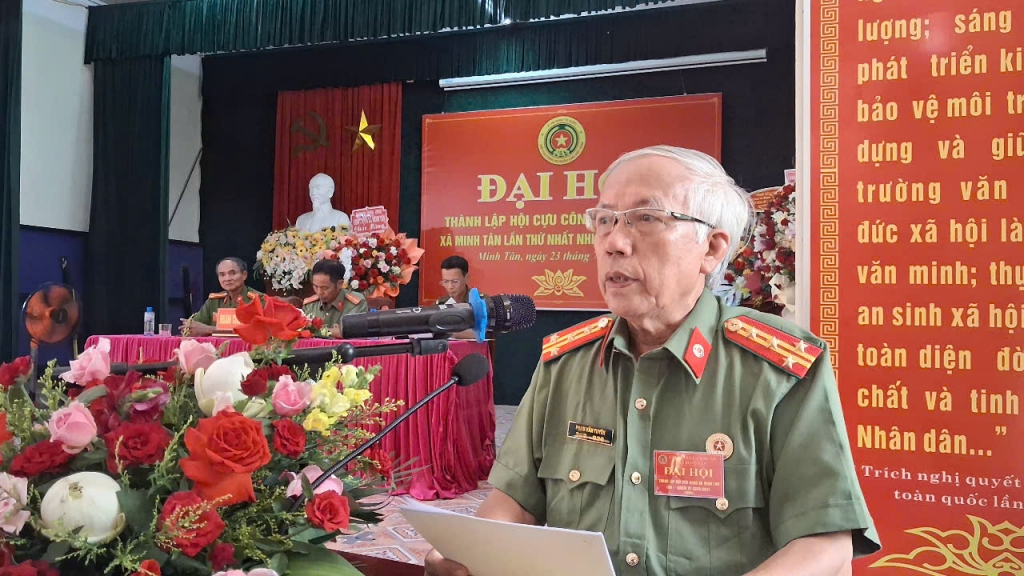 Ninh Bình: Thành lập Hội Cựu CAND xã Minh Tân, nhiệm kỳ 2026 - 2031