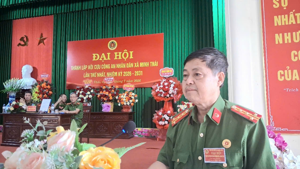 Ninh Bình: Thành lập Hội Cựu CAND xã Minh Thái, nhiệm kỳ 2026 - 2031