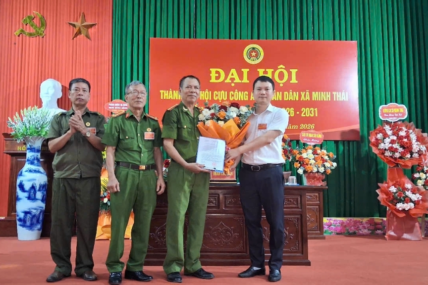 Ninh Bình: Thành lập Hội Cựu CAND xã Minh Thái, nhiệm kỳ 2026 - 2031