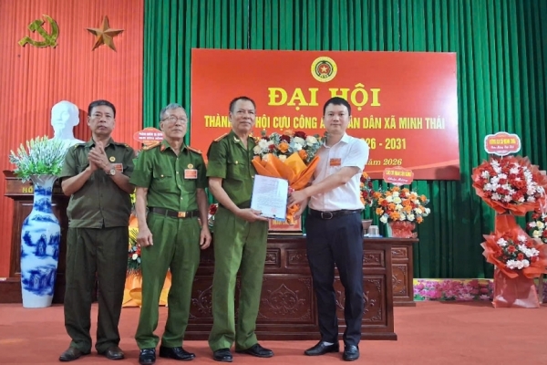 Ninh Bình: Thành lập Hội Cựu CAND xã Minh Thái, nhiệm kỳ 2026 - 2031