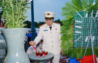 Tuổi trẻ Công an TP. Hồ Chí Minh tiếp nối truyền thống Uống nước nhớ nguồn