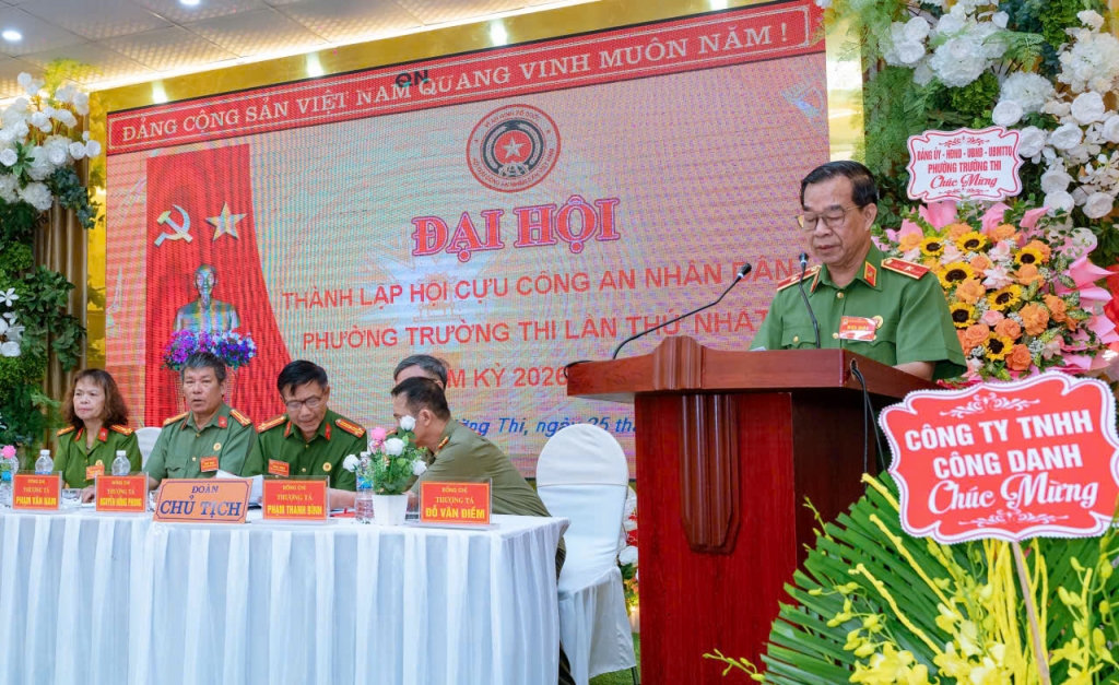 Ninh Bình: Thành lập Hội Cựu CAND phường Trường Thi, nhiệm kỳ 2026 - 2031