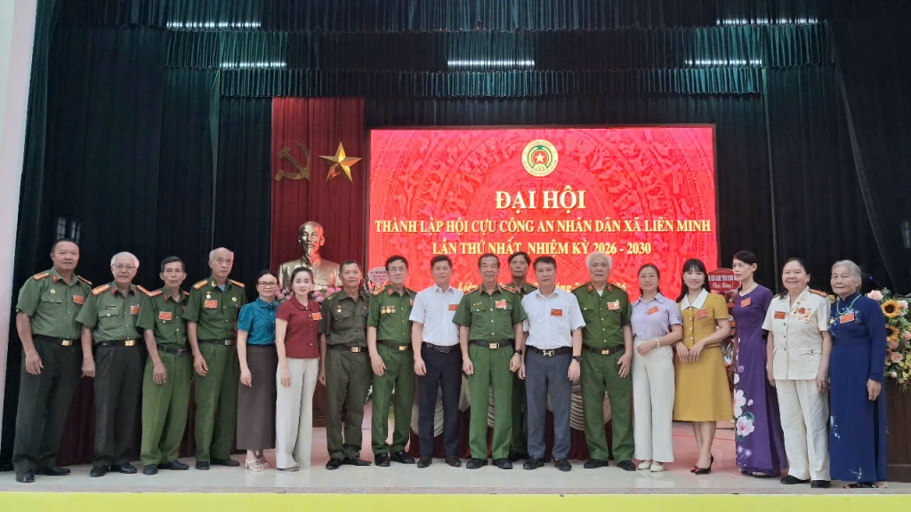 Ninh Bình: Thành lập Hội Cựu CAND xã Liên Minh, nhiệm kỳ 2026 - 2030