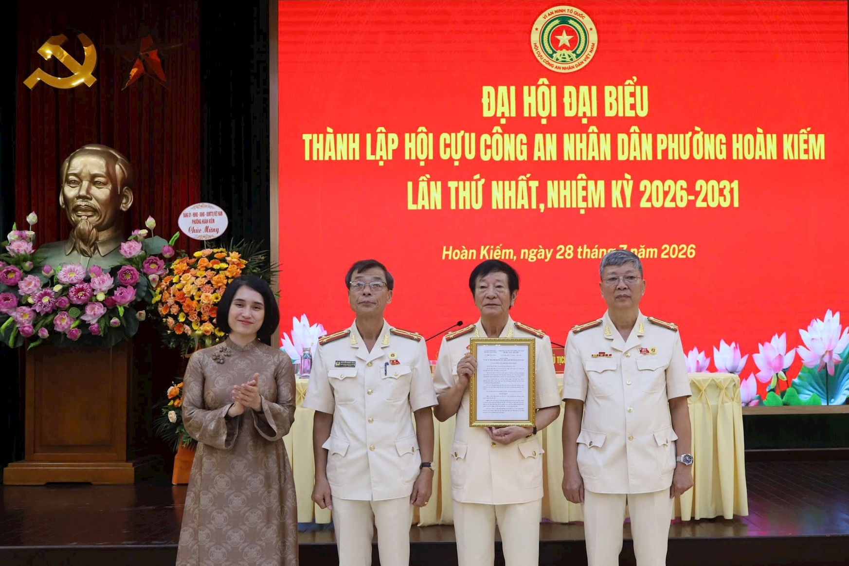 Hà Nội: Thành lập Hội Cựu CAND phường Hoàn Kiếm, nhiệm kỳ 2026 - 2031