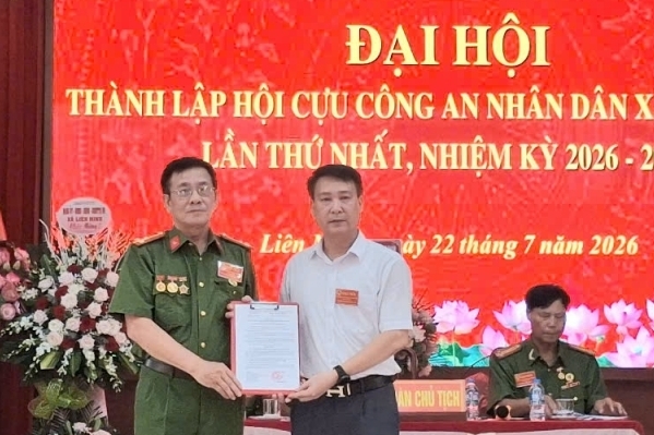 Ninh Bình: Thành lập Hội Cựu CAND xã Liên Minh, nhiệm kỳ 2026 - 2030