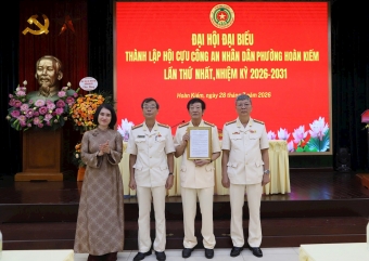 Hà Nội: Thành lập Hội Cựu CAND phường Hoàn Kiếm, nhiệm kỳ 2026 - 2031