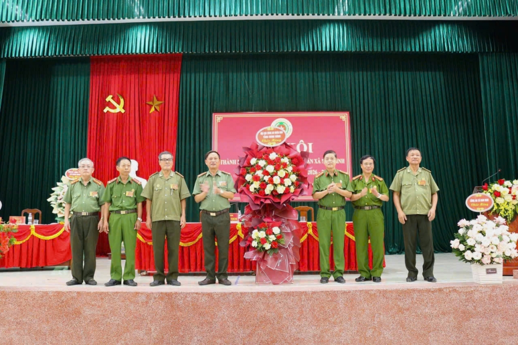 Ninh Bình: Thành lập Hội Cựu CAND xã Nam Ninh, nhiệm kỳ 2026 - 2030