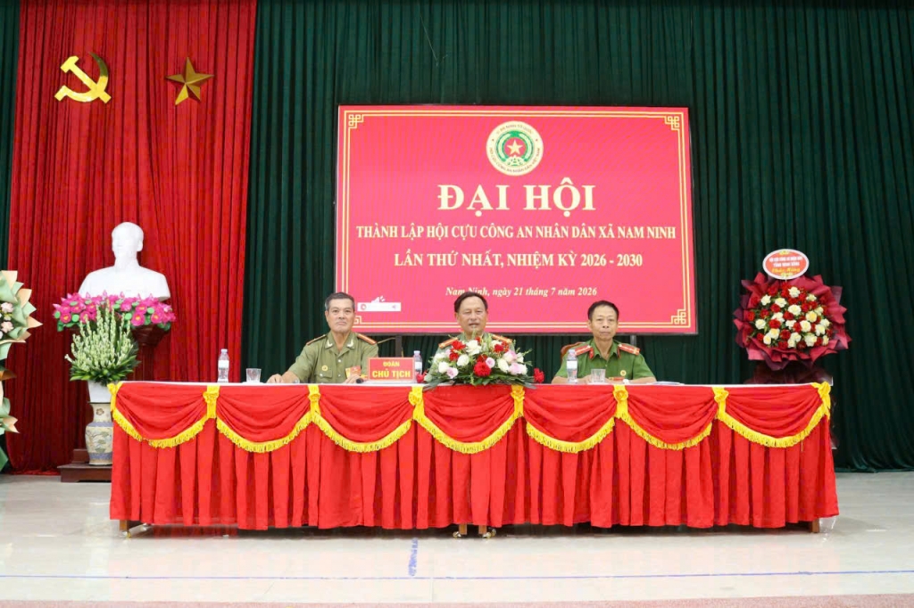 Ninh Bình: Thành lập Hội Cựu CAND xã Nam Ninh, nhiệm kỳ 2026 - 2030