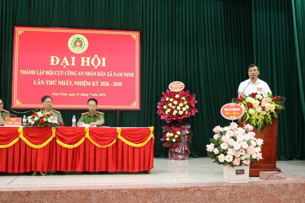 Ninh Bình: Thành lập Hội Cựu CAND xã Nam Ninh, nhiệm kỳ 2026 - 2030
