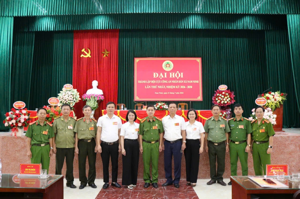 Ninh Bình: Thành lập Hội Cựu CAND xã Nam Ninh, nhiệm kỳ 2026   2030