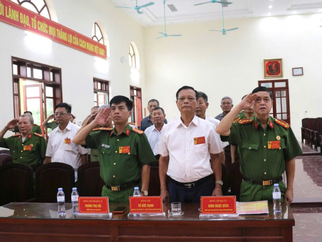 Ninh Bình: Thành lập Hội Cựu CAND xã Nam Ninh, nhiệm kỳ 2026 - 2030