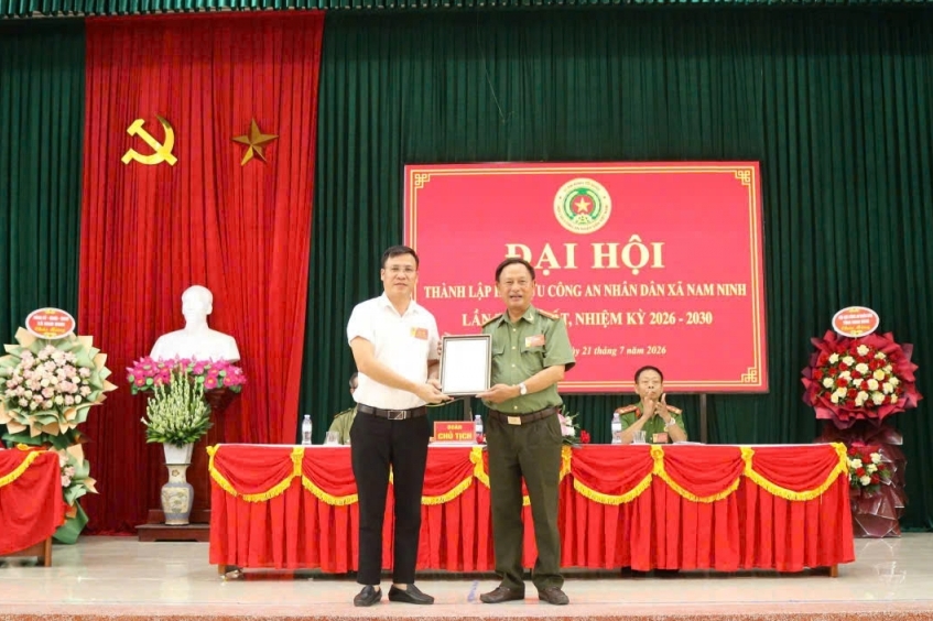 Ninh Bình: Thành lập Hội Cựu CAND xã Nam Ninh, nhiệm kỳ 2026 - 2030