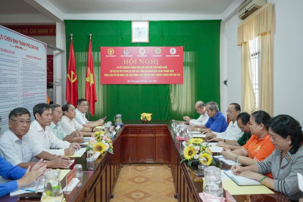 Cần Thơ: Hội Cựu CAND và Hội Cựu Chiến binh thành phố ký quy chế phối hợp giai đoạn 2026 - 2031