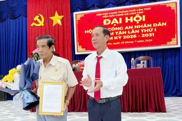 Cần Thơ: Thành lập Hội Cựu CAND xã Lâm Tân, nhiệm kỳ 2026 - 2031