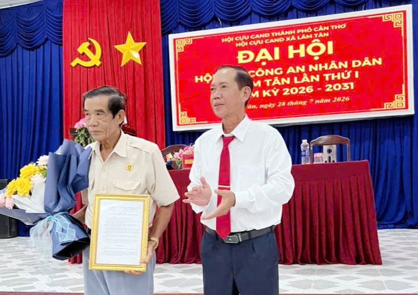 Cần Thơ: Thành lập Hội Cựu CAND xã Lâm Tân, nhiệm kỳ 2026 - 2031