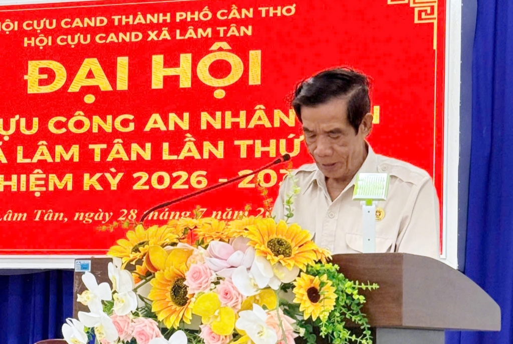 Cần Thơ: Thành lập Hội Cựu CAND xã Lâm Tân, nhiệm kỳ 2026 - 2031