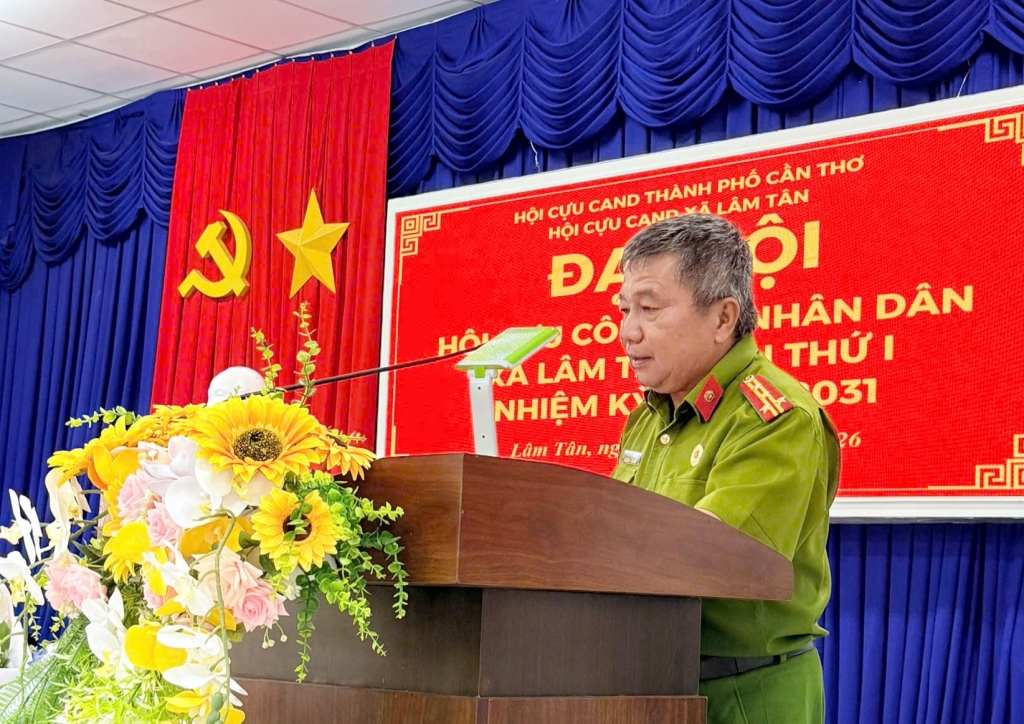 Cần Thơ: Thành lập Hội Cựu CAND xã Lâm Tân, nhiệm kỳ 2026 - 2031