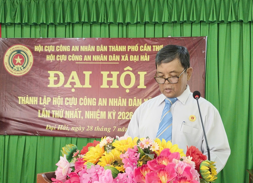 Cần Thơ: Thành lập Hội Cựu CAND xã Đại Hải, nhiệm kỳ 2026 - 2031