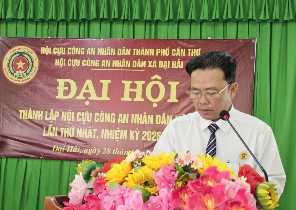 Cần Thơ: Thành lập Hội Cựu CAND xã Đại Hải, nhiệm kỳ 2026 - 2031
