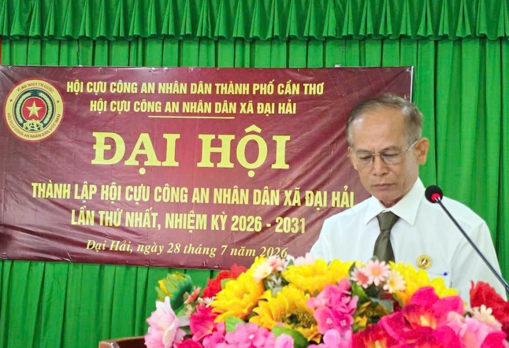 Cần Thơ: Thành lập Hội Cựu CAND xã Đại Hải, nhiệm kỳ 2026 - 2031