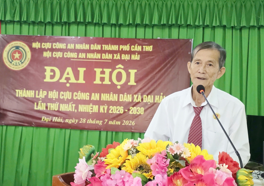 Cần Thơ: Thành lập Hội Cựu CAND xã Đại Hải, nhiệm kỳ 2026 - 2031