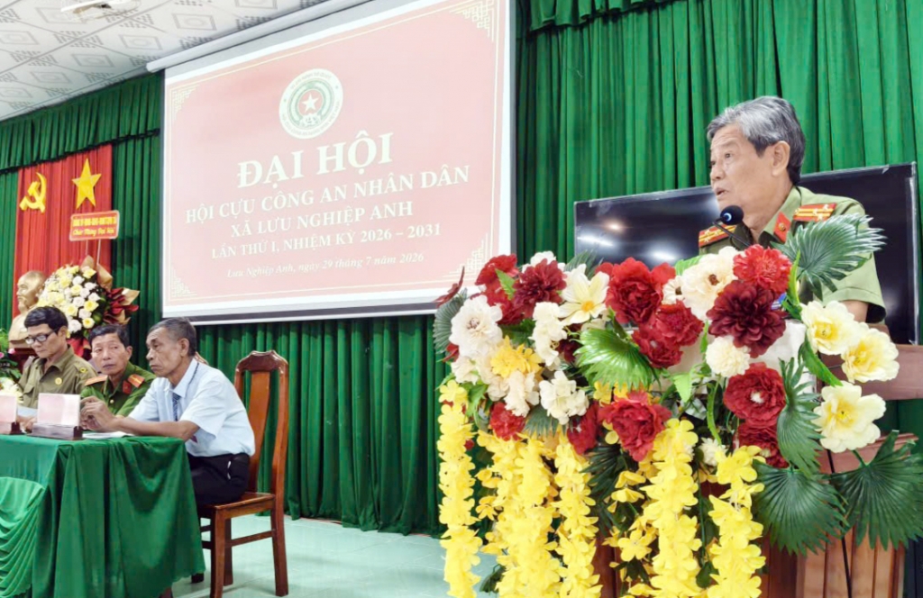 Vĩnh Long: Thành lập Hội Cựu CAND xã Lưu Nghiệp Anh, nhiệm kỳ 2026 - 2031