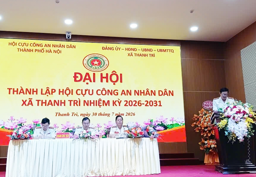 Hà Nội: Thành lập Hội Cựu CAND xã Thanh Trì, nhiệm kỳ 2026 - 2031