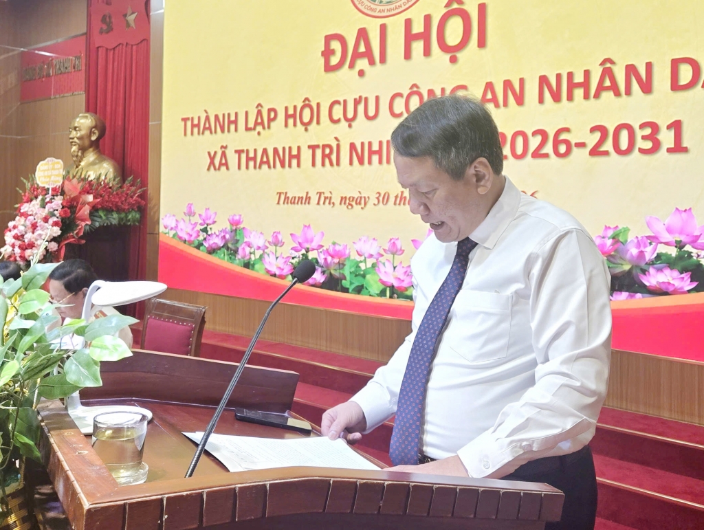 Hà Nội: Thành lập Hội Cựu CAND xã Thanh Trì, nhiệm kỳ 2026 - 2031