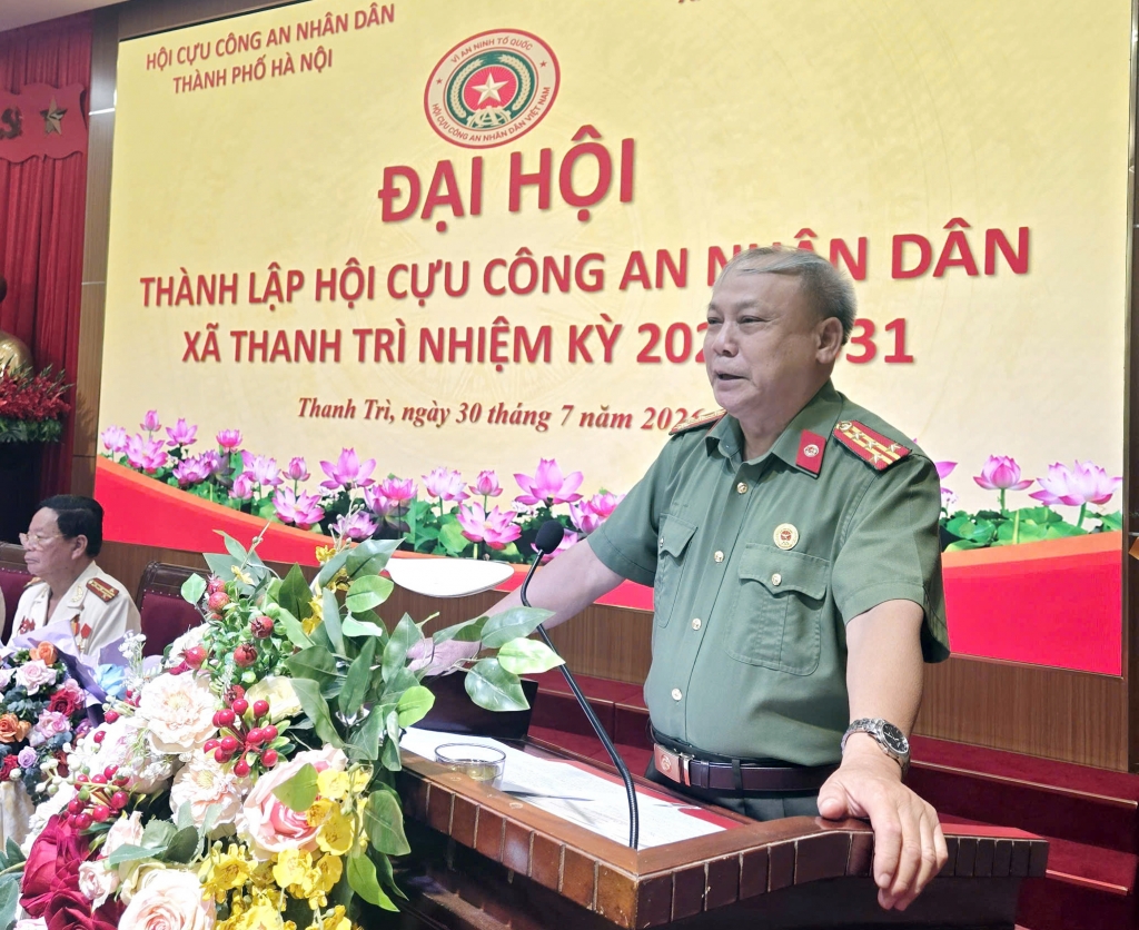 Hà Nội: Thành lập Hội Cựu CAND xã Thanh Trì, nhiệm kỳ 2026 - 2031