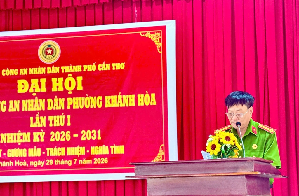 Cần Thơ: Thành lập Hội Cựu CAND phường Khánh Hòa, nhiệm kỳ 2026   2031