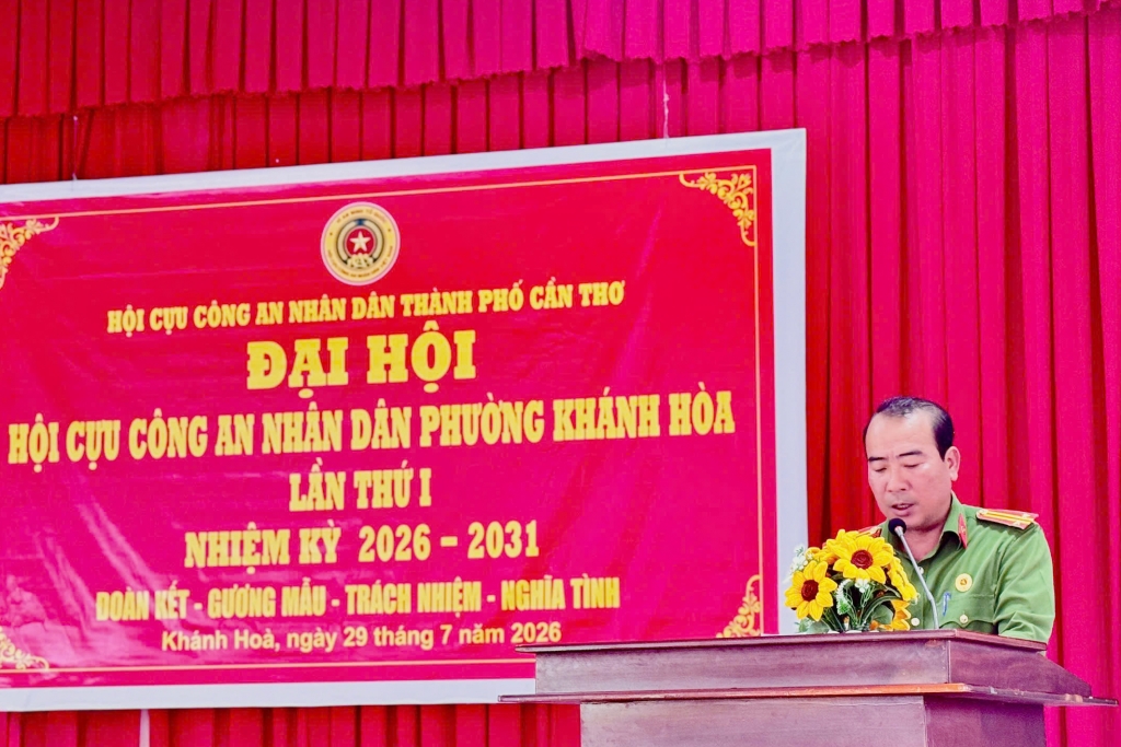 Cần Thơ: Thành lập Hội Cựu CAND phường Khánh Hòa, nhiệm kỳ 2026   2031