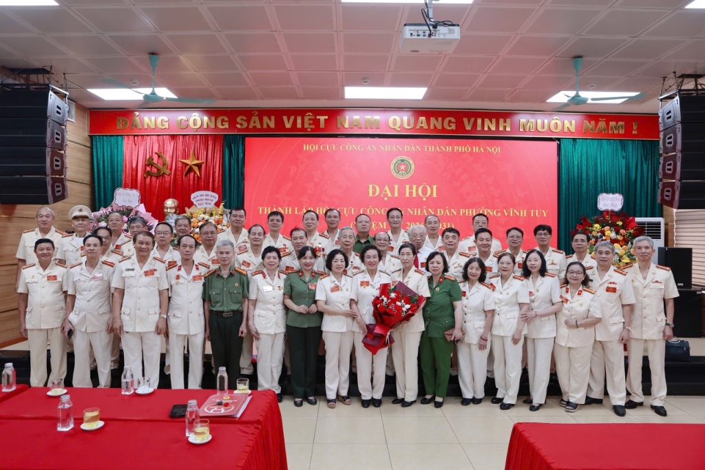 Hà Nội: Thành lập Hội Cựu CAND phường Vĩnh Tuy, nhiệm kỳ 2026 - 2031