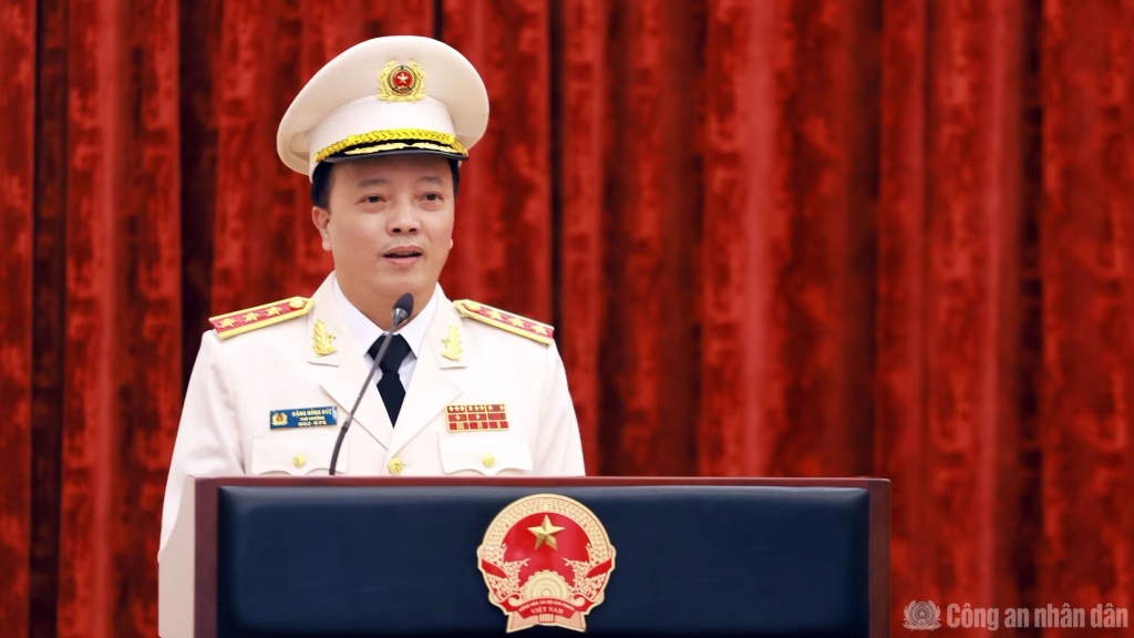 Trao quyết định thăng cấp bậc hàm Thượng tướng đối với Thứ trưởng Đặng Hồng Đức