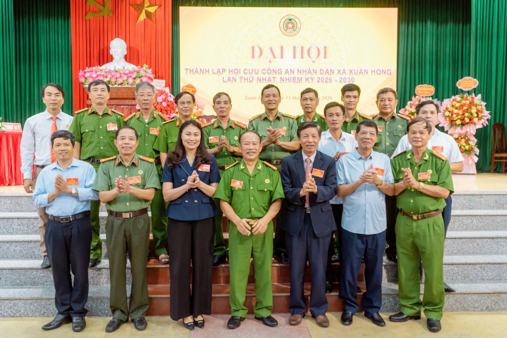 Ninh Bình: Thành lập Hội Cựu CAND xã Xuân Hồng, nhiệm kỳ 2026 - 2030