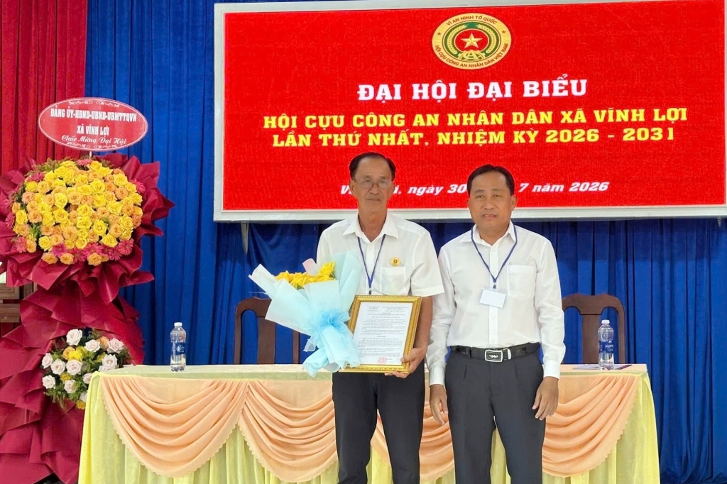 Cần Thơ: Thành lập Hội Cựu CAND xã Vĩnh Lợi, nhiệm kỳ 2026 - 2031