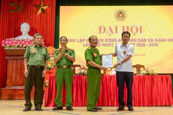 Ninh Bình: Thành lập Hội Cựu CAND xã Xuân Hồng, nhiệm kỳ 2026 - 2030