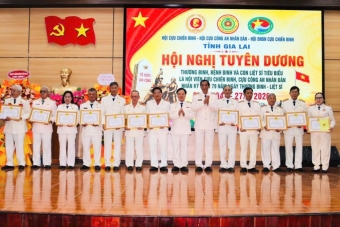 Gia Lai: Hội Cựu CAND và Hội Cựu Chiến binh tỉnh tuyên dương 177 thương binh, bệnh binh và con liệt sĩ tiêu biểu