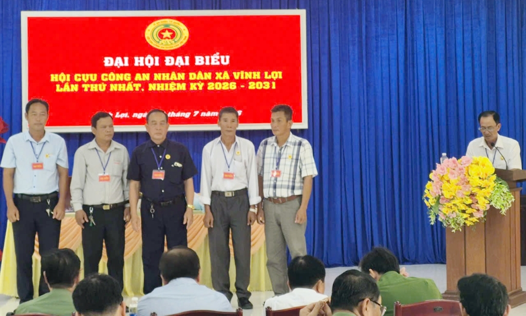 Cần Thơ: Thành lập Hội Cựu CAND xã Vĩnh Lợi, nhiệm kỳ 2026 - 2031