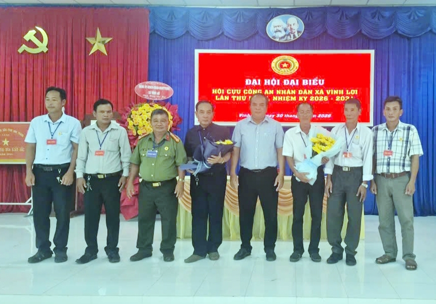 Cần Thơ: Thành lập Hội Cựu CAND xã Vĩnh Lợi, nhiệm kỳ 2026 - 2031