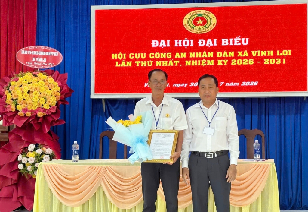Cần Thơ: Thành lập Hội Cựu CAND xã Vĩnh Lợi, nhiệm kỳ 2026 - 2031