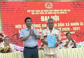 Cần Thơ: Thành lập Hội Cựu CAND xã Nhơn Ái, nhiệm kỳ 2026 - 2031