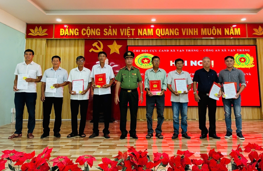 Khánh Hòa: Thành lập Chi hội Cựu CAND xã Vạn Thắng, nhiệm kỳ 2026 - 2031