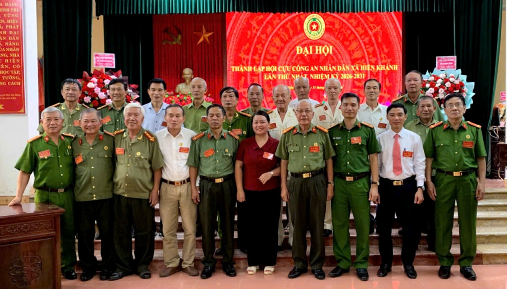 Ninh Bình: Thành lập Hội Cựu CAND xã Hiển Khánh, nhiệm kỳ 2026 - 2031 Ninh Bình: Thành lập Hội Cựu CAND xã Hiển Khánh, nhiệm kỳ 2026 - 2031
