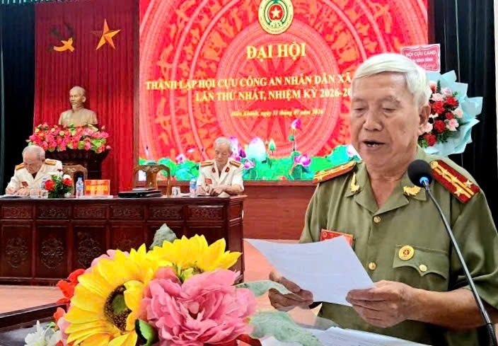 Ninh Bình: Thành lập Hội Cựu CAND xã Hiển Khánh, nhiệm kỳ 2026 - 2031 Ninh Bình: Thành lập Hội Cựu CAND xã Hiển Khánh, nhiệm kỳ 2026 - 2031