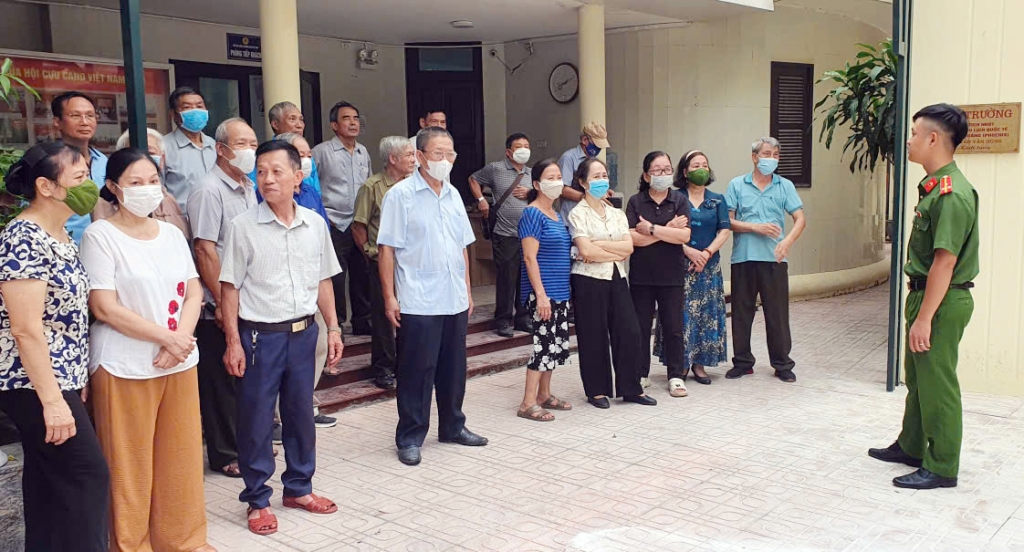 Hội Cựu CAND Việt Nam tổ chức tập huấn, thực tập phương án phòng cháy, chữa cháy
