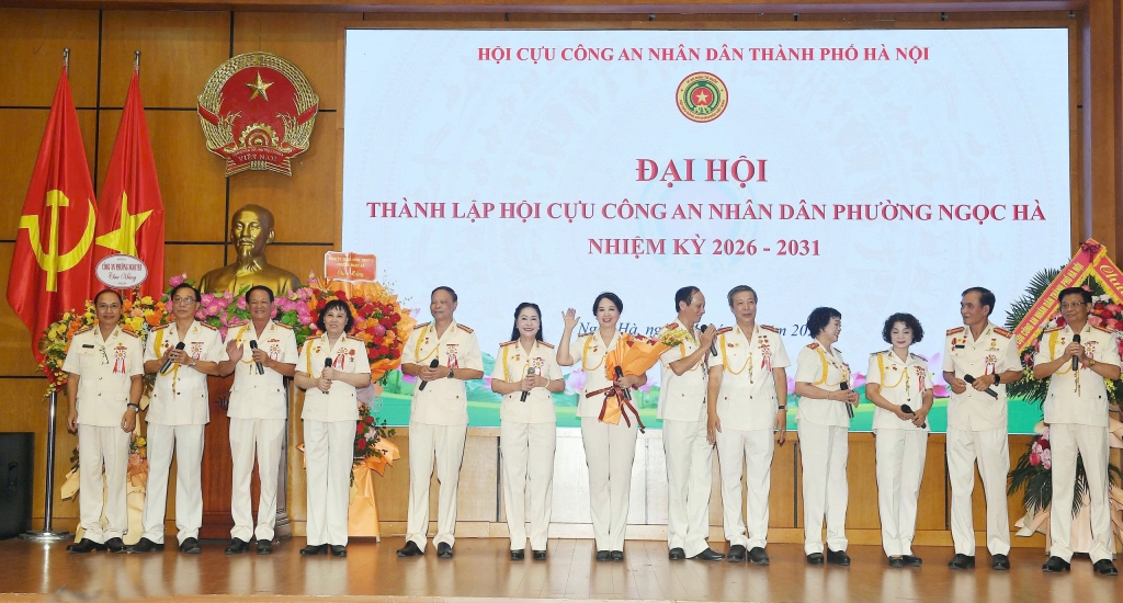 Hà Nội: Thành lập Hội Cựu CAND phường Ngọc Hà, nhiệm kỳ 2026 - 2031
